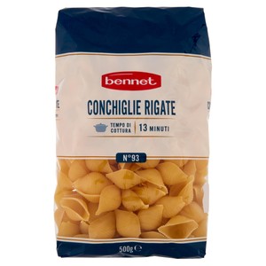 Pasta Conchiglie Rigate N.93 Bennet - Foto 1