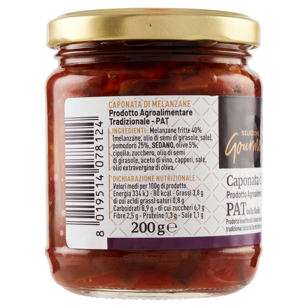 Caponata Di Melanzane Della Sicilia Selezione Gourmet Bennet - Foto 2