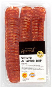 Salsiccia Di Calabria Dop Piccante Selezione Gourmet Bennet
