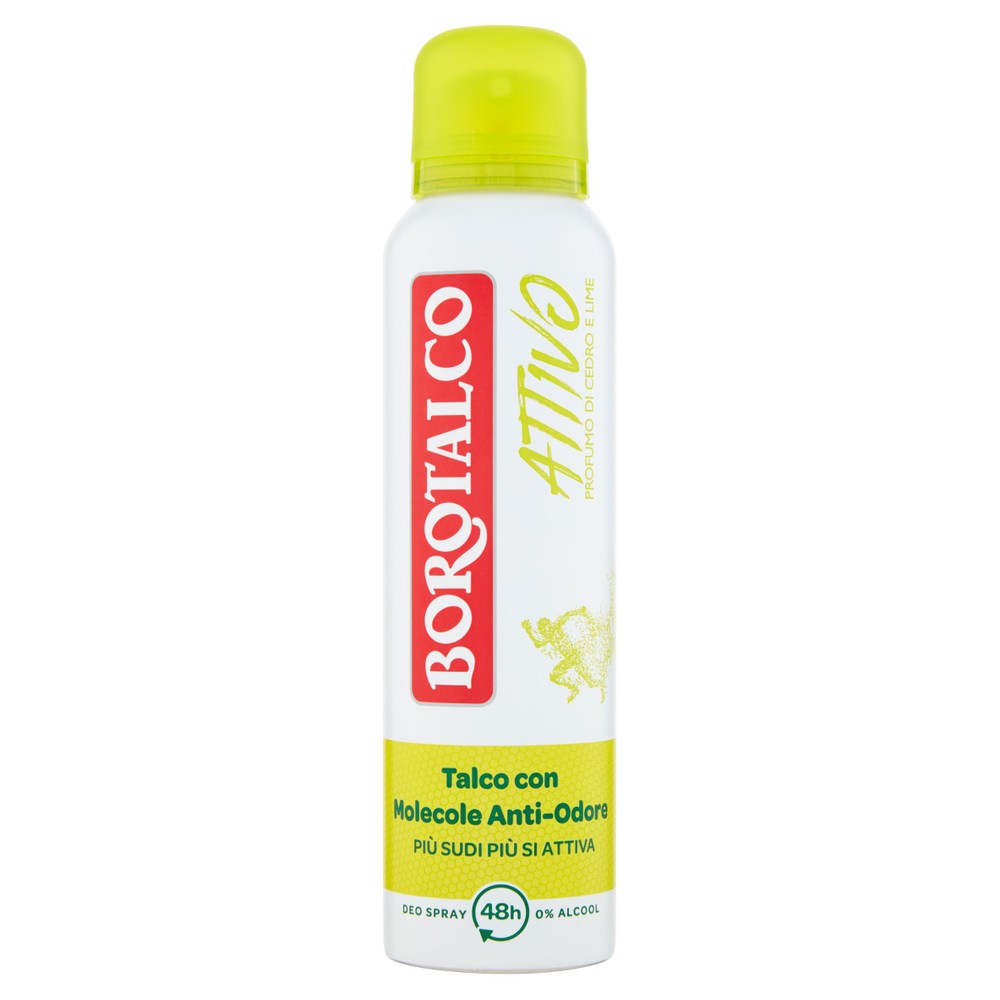 Deodorante Spray Attivo Giallo Borotalco
