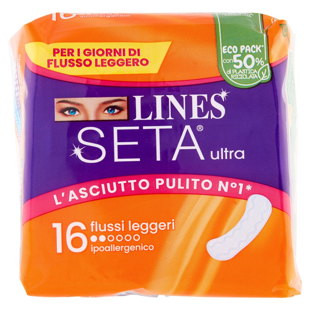 16 Assorbenti Ultra Leggero Lines Seta - Foto 1