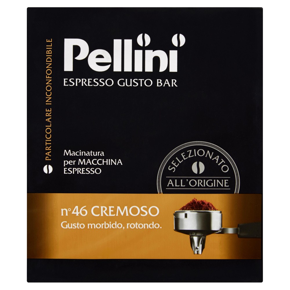 Caffe' Cremoso Macinato Per Macchina Espresso Pellini 2 Da Gr.250