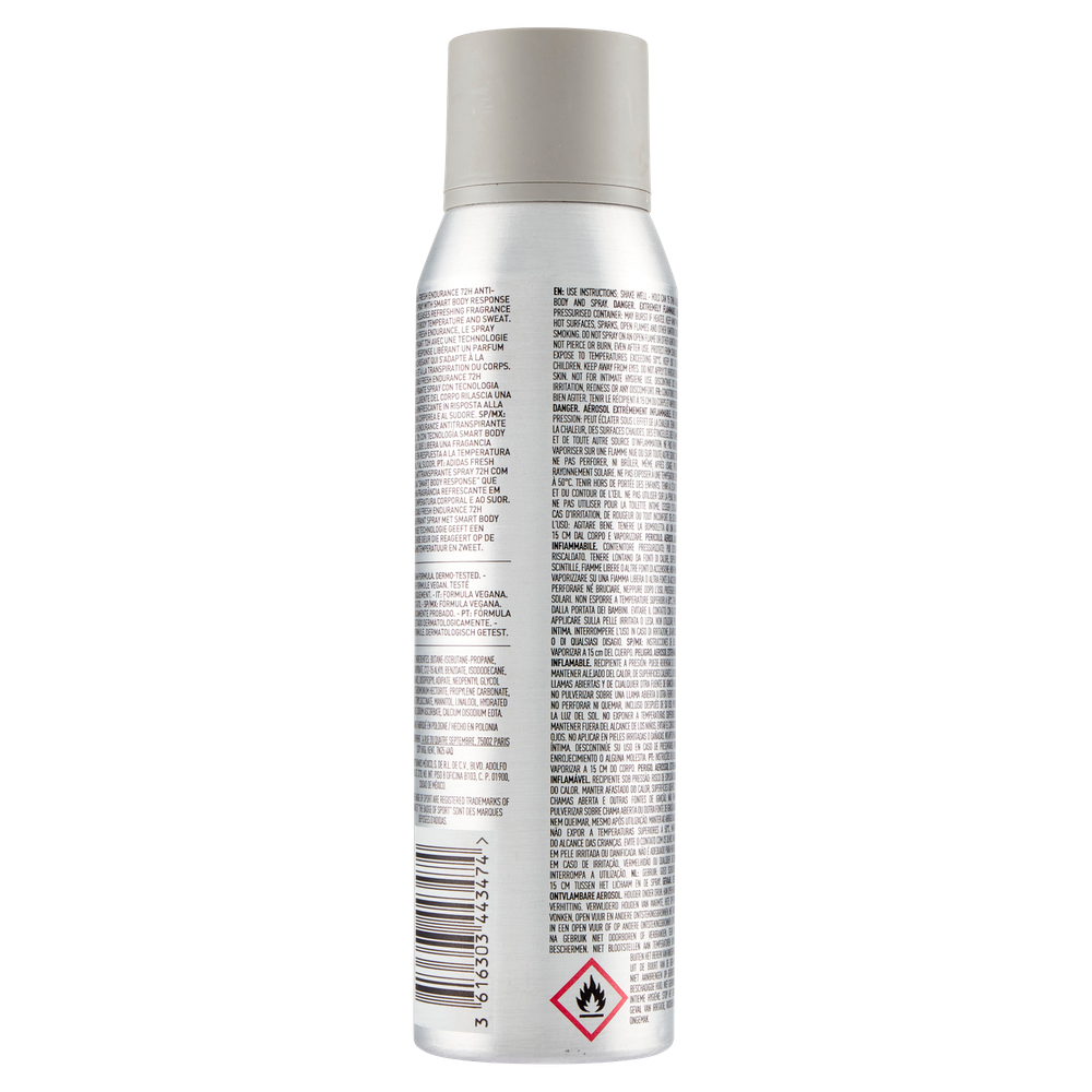 Deodorante Spray Uomo Fresh Endurance Adidas - Foto 3