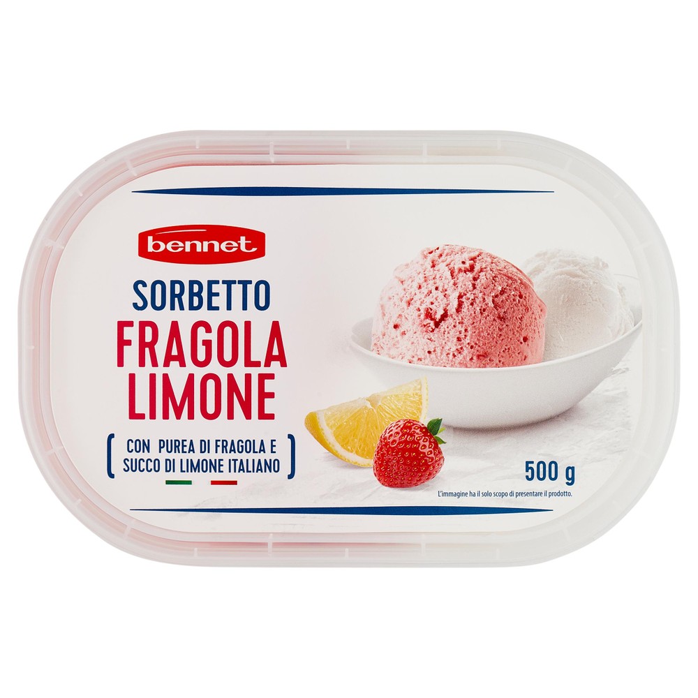 Vaschetta Sorbetto Fragola Limone Bennet - Foto 1