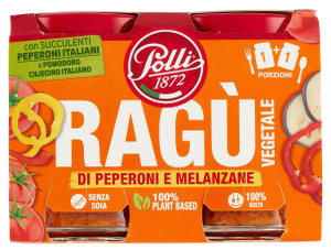 Ragu' Vegetale Di Peperoni E Melanzane Senza Glutine 2x90g Polli - Foto 3
