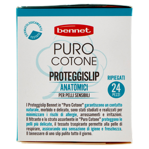 24 Proteggi Slip Anatomici Ripiegati Cotone Bennet - Foto 2