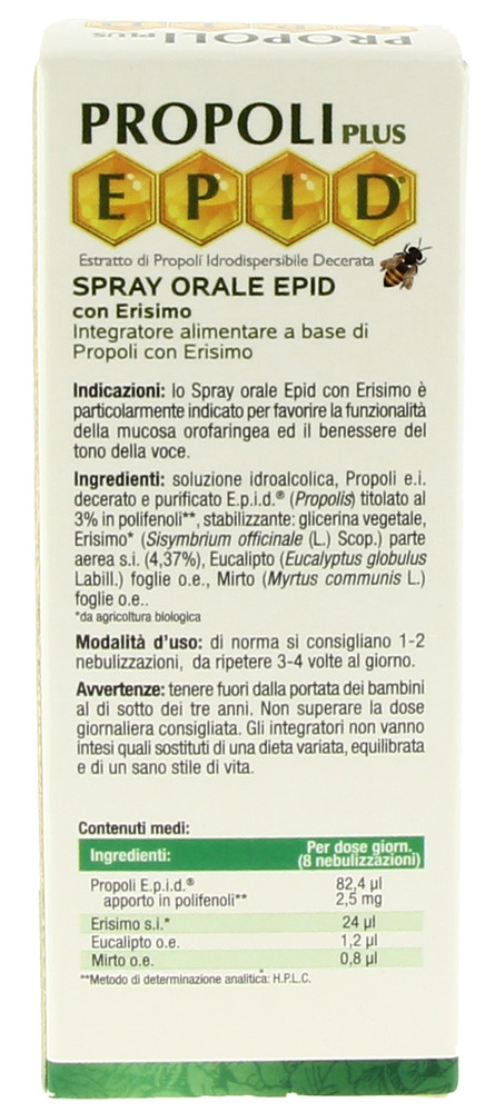 Spray Orale Con Erisimo Epid Specchiasol - Foto 2