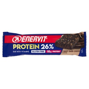 Enervit Protein 26% Bar With Vitamins Crispy Dark-Choco Flavour 40 G - Foto 1