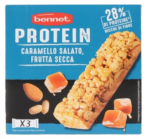 Barretta Proteica Arachidi E Caramello Salato Bennet 33gx3 - Foto 1