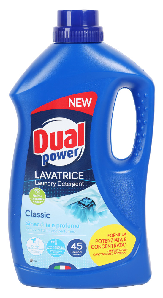 Detersivo Liquido Per Lavatrice Classico Dual Power 45 Lavaggi - Foto 1