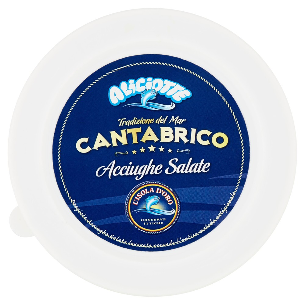 Acciughe Salate Del Mar Cantabrico Aliciotte L'isola D'oro - Foto 1
