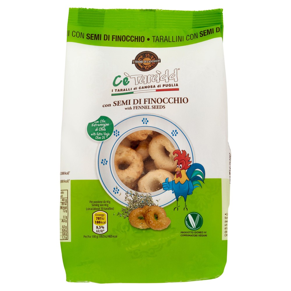 Tarallini Ce' Taradd Semi Di Finocchio - Foto 1