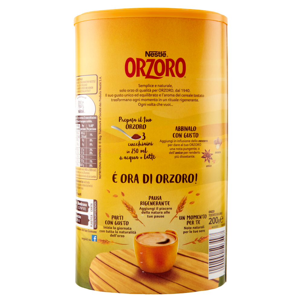 Orzo Tostato Solubile Orzoro In Barattolo Nestlé - Foto 3