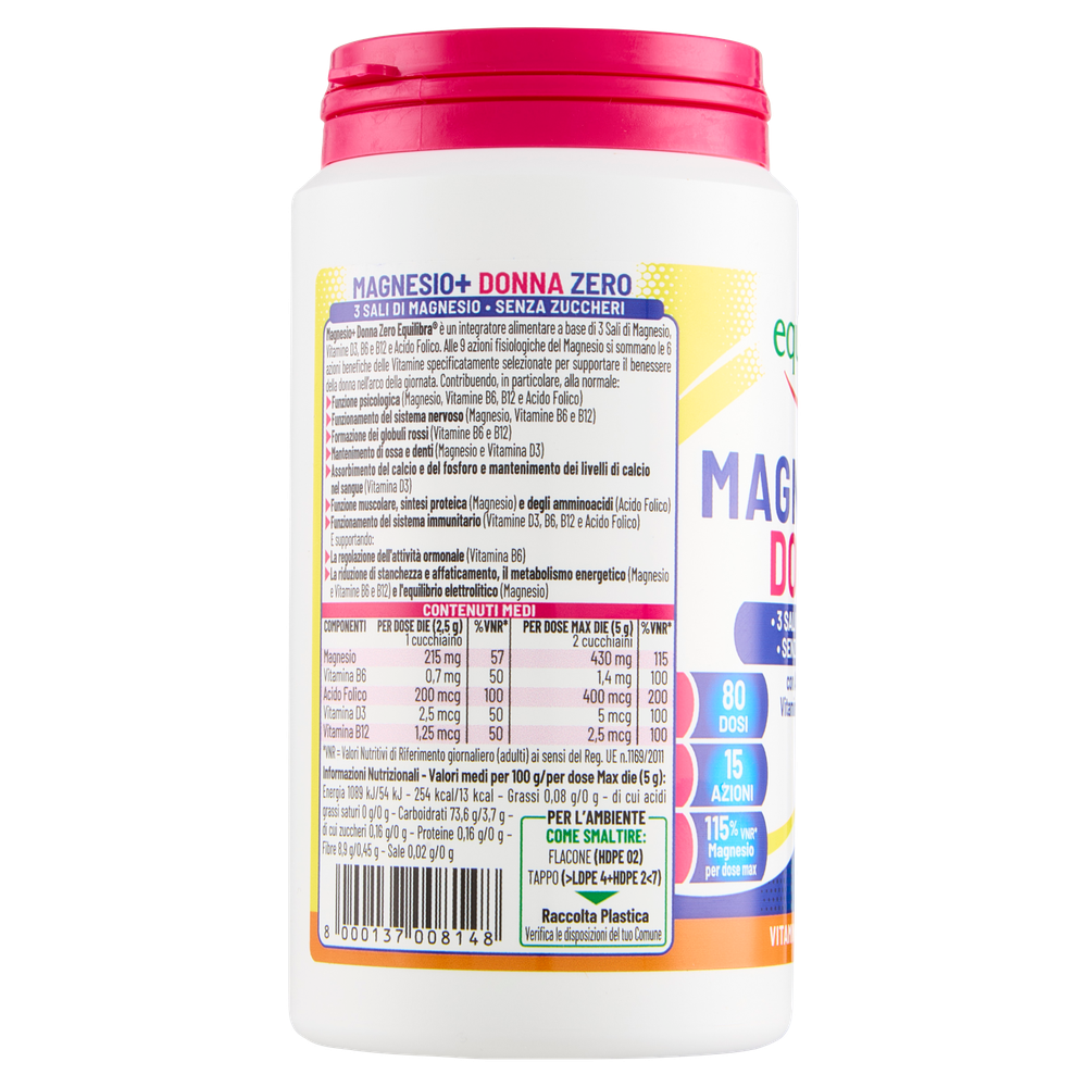 Equilibra Magnesio+ Donna Zero 200 G - Foto 2