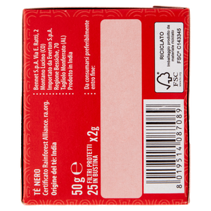 Tè Nero English Breakfast In Filtri 25x2g Bennet - Foto 2