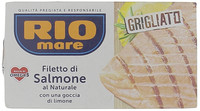 Filetto Di Salmone Grigliato Al Naturale, 1 Confezione Da 125 G