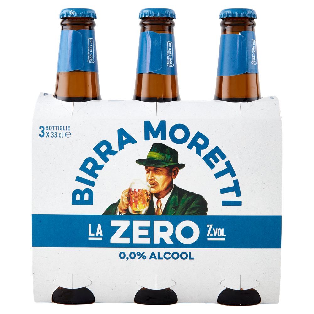 Birra Moretti Zero 3x33cl - Foto 3
