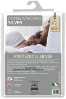 Coprimaterasso 2pz Cm165x195 Con Trattamento Silver Antibatterico Coprimaterasso 2pz Cm165x195 Con Trattamento Silver Antibatterico