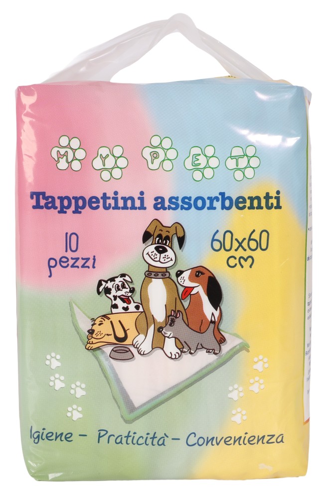 Tappetini Per Animali My Pet Cm 60x60 Conf. Da 10 - Foto 1