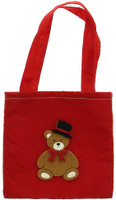 Borsa In Feltro Orsetto Cm 14x26x1 Borsa In Feltro Orsetto Cm 14x26x1