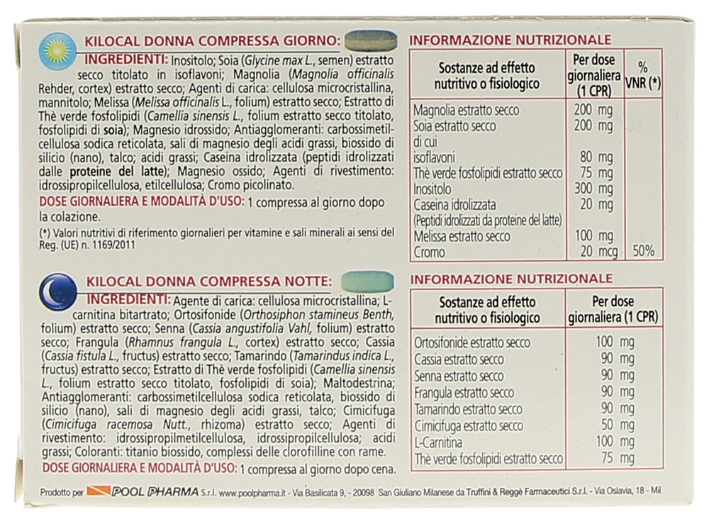 Kilocal Donna Pool Pharma Compresse - Foto 2