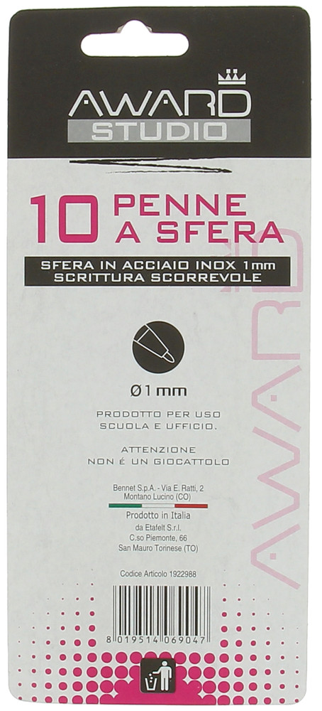Penne A Sfera In Acciaio Inox Award - Foto 2