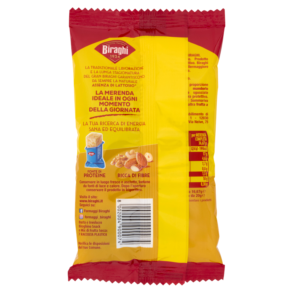 Bi-Snack Con Frutta Secca Biraghi - Foto 3