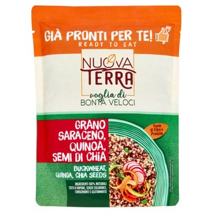Piatto Pronto Con Grano Saraceno, Quinoa E Semi Di Chia Nuova Terra - Foto 1