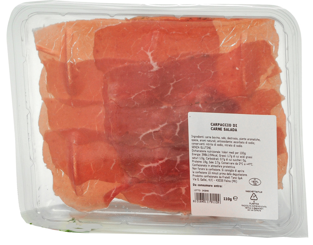 Carpaccio Di Carne Salada - Foto 1