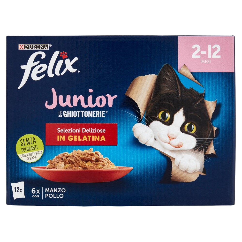 Alimento Umido Gatti Felix Le Ghiottonerie Junior - Foto 1