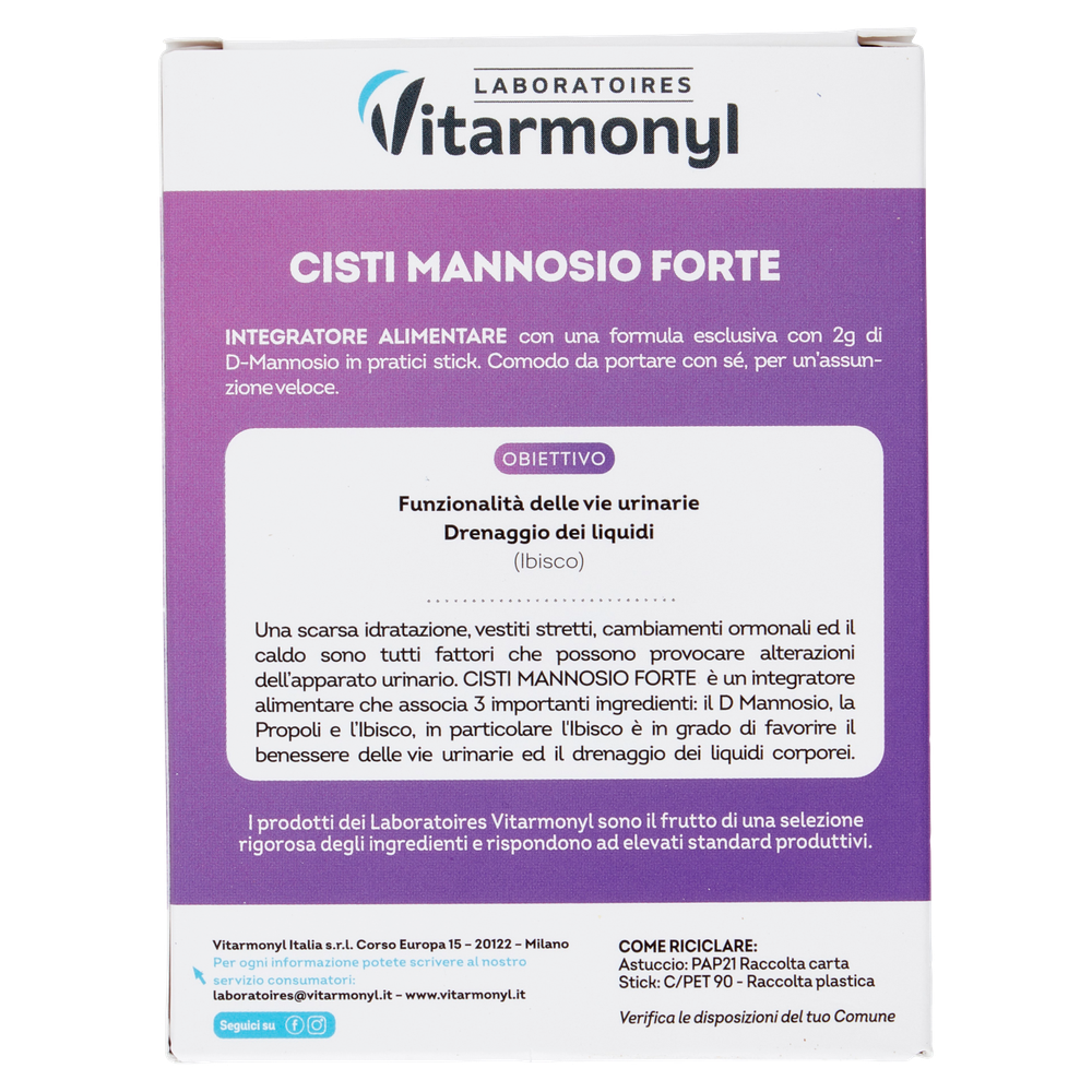 Cisti Mannosio Stick Vitarmonyl - Foto 3