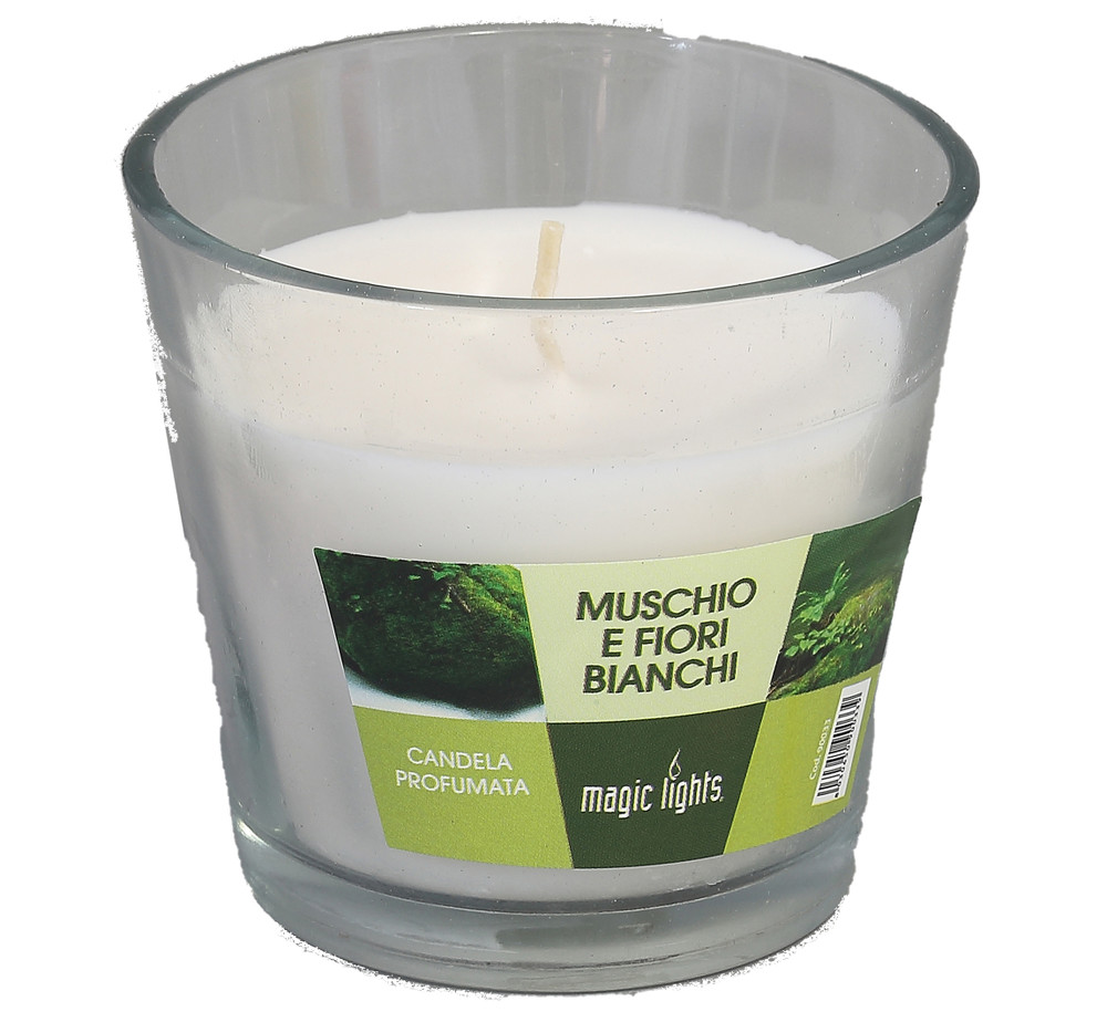 Candela Profumo Muschio E Fiori Bianchi - Foto 1