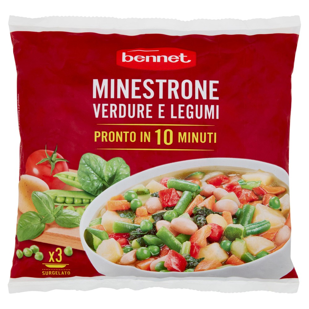 Minestrone Di Verdure Surgelato Pronto In 10 Minuti Bennet - Foto 1