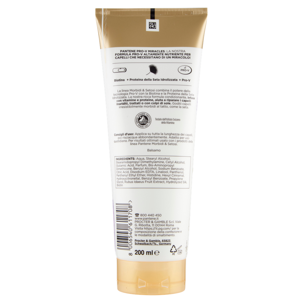 Pantene Miracles Balsamo Morbidi E Setosi-Seta
