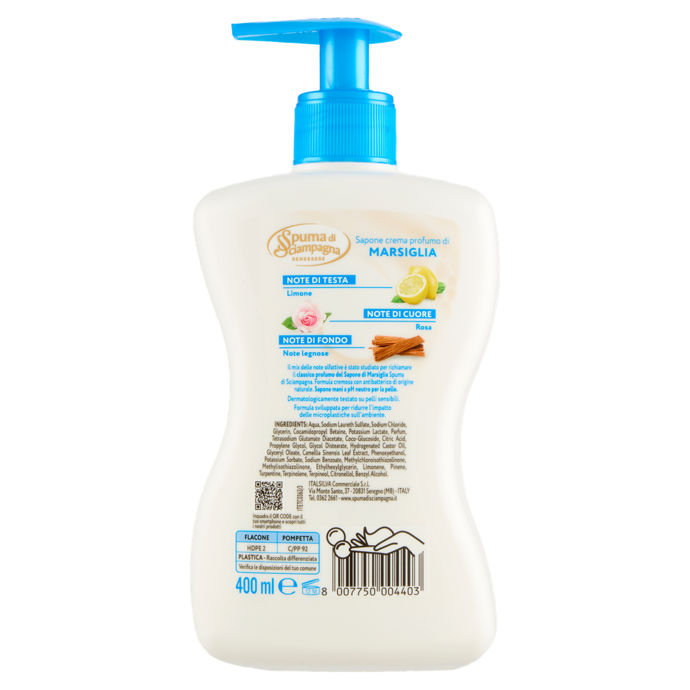 Sapone Liquido Marsiglia Spuma Di Sciampagna - Foto 3
