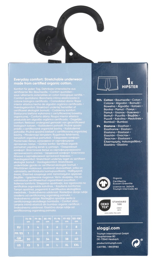 Boxer Uomo Core Comfort XL Nero Sloggi - Foto 3