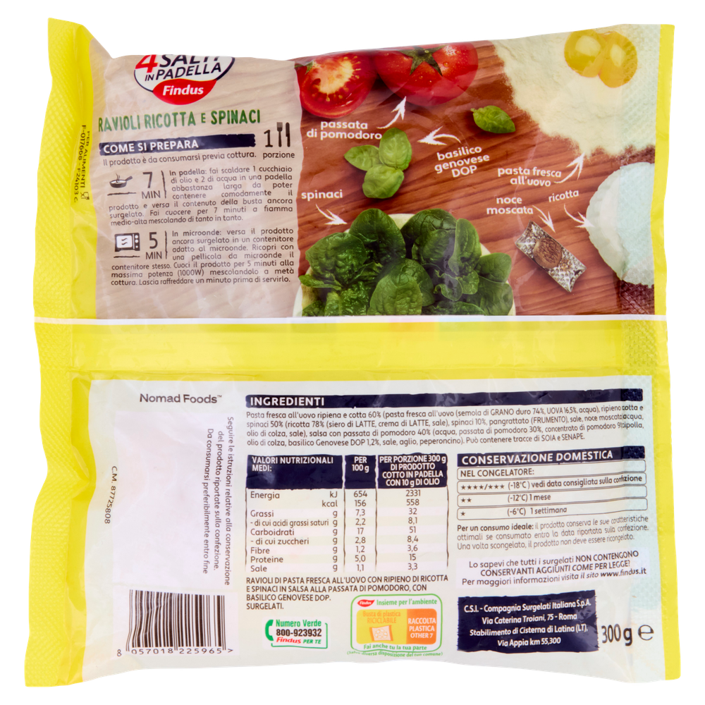 Ravioli Ricotta E Spinaci 4 Salti In Padella Findus - Foto 3