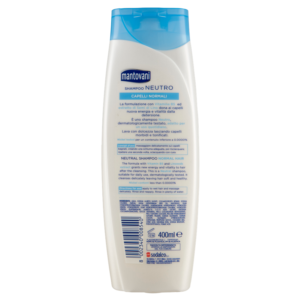 Shampoo Neutro Mantovani - Foto 3