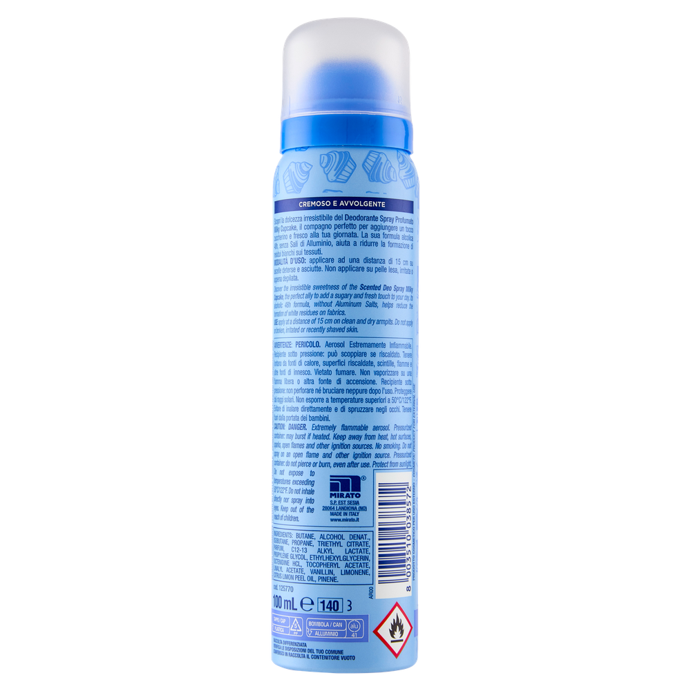 Deodorante Spray Milky Cupcake Malizia Bon Bons - Foto 3