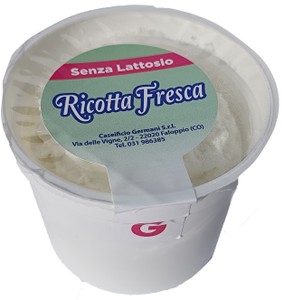 Ricotta Fresca Vaccina Senza Lattosio Caseificio Germani - Foto 1