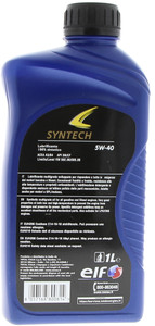Olio Lubrificante Per Auto 5w40 1l Syntech Plus Elf - Foto 2