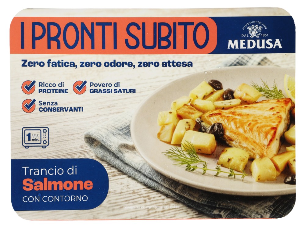 Trancio Di Salmone Con Contorno - Foto 1