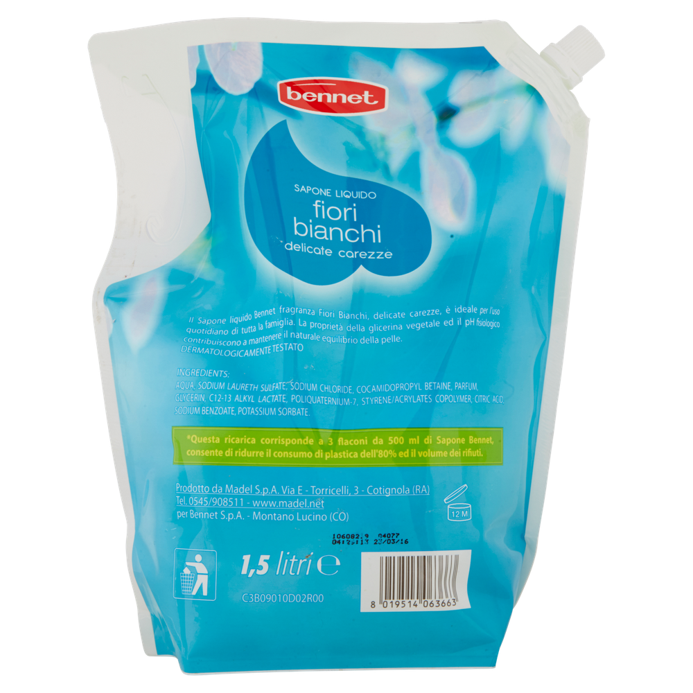 Pouch Sapone Fiori Bianchi Bennet - Foto 3