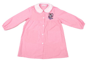 Grambiule Asilo Bambina 5 Anni Vichy Rosa Ricamo Unicorno - Foto 1