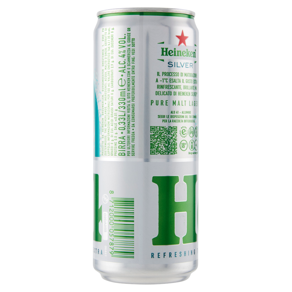 Birra Heineken Silver