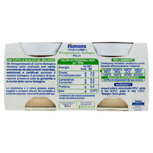 Omogeneizzato Di Pollo Bio Humana Conf. Da 2 - Foto 3
