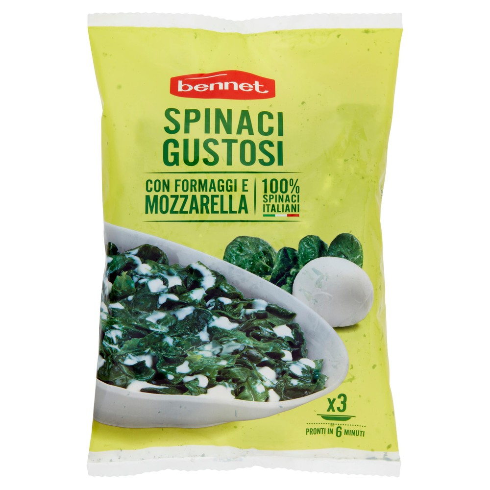 Spinaci Al Formaggio Surgelati Bennet - Foto 1
