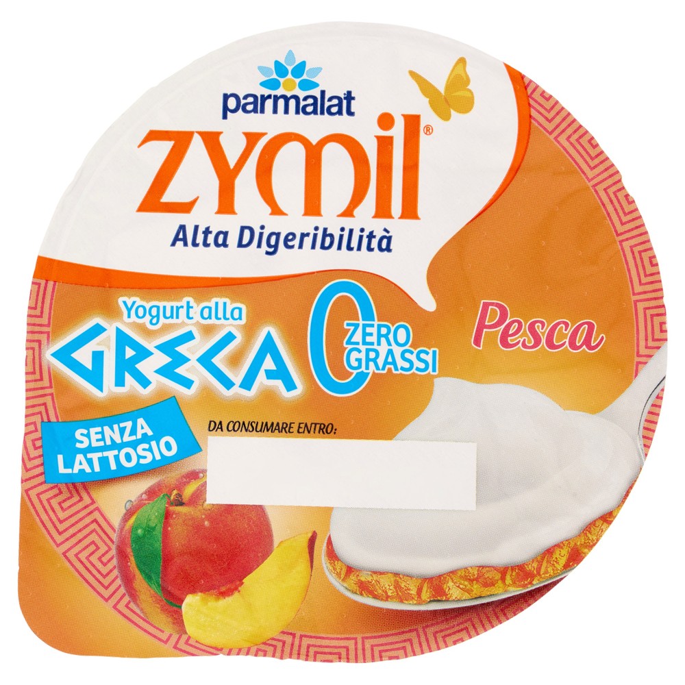 Yogurt Alla Greca Zero Grassi Pesca Alta Digeribilità Senza Lattosio - Foto 1