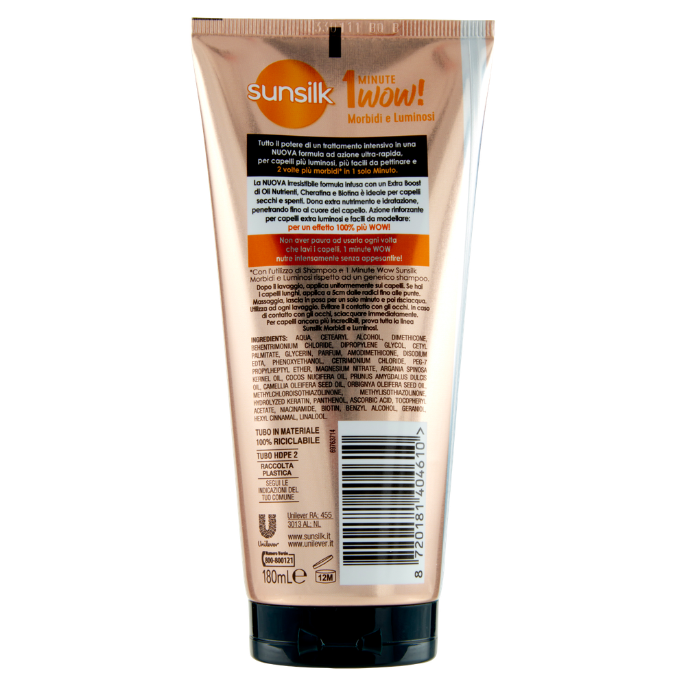 Maschera Capelli 1 Minuto Morbidi E Luminosi Sunsilk - Foto 3