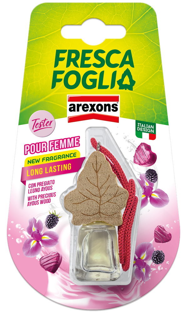 Deodorante Per Auto Fresca Foglia Boccettino Liquido Pour Femme Arexon - Foto 1